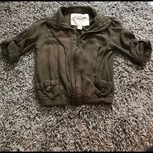 American Rag cropped military style jacket